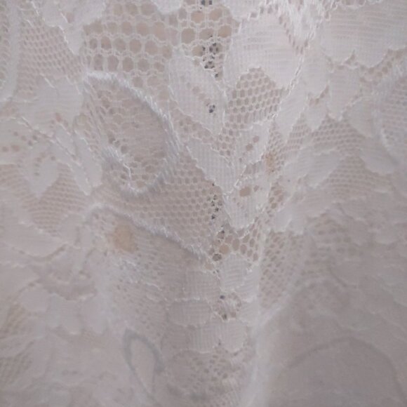 Vintage Aritzia (Talula) XXS stretch lace long sleeve peach pink 🍑 - Picture 2 of 3